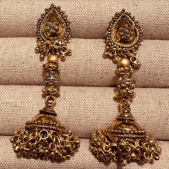 The Museum CompanyEarringsIndian Inspired Brass Earrings in Gold